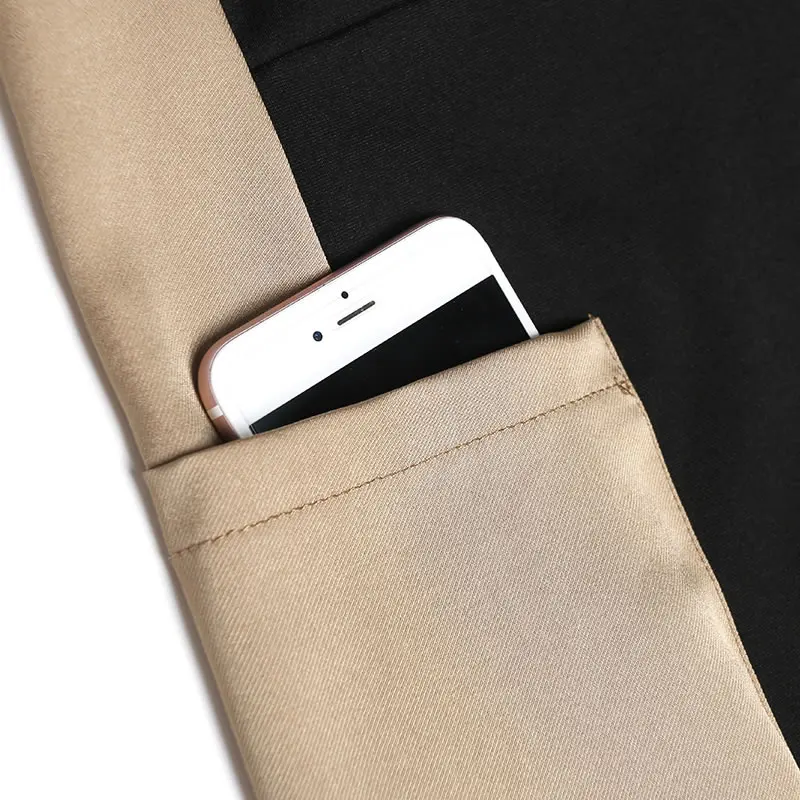 Женское платье средней длины XITAO винтажное в стиле пэчворк с карманами и