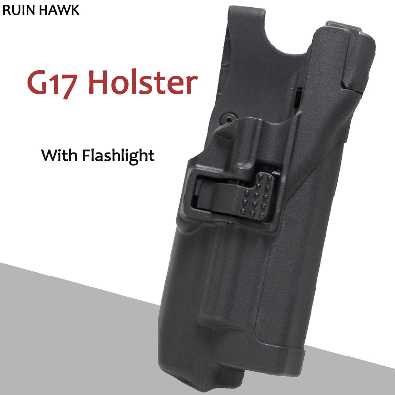 

Airsoft Pistol Accessories Weapons For Shooting LV3 With Flashlight Belt Holster For Glock 17 19 22 23 31 32