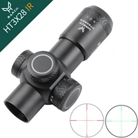march ht 3x28 tactical rifle scope red green reticle airsoft riflescope outdoor sport hunting optics shooting glock gun sight