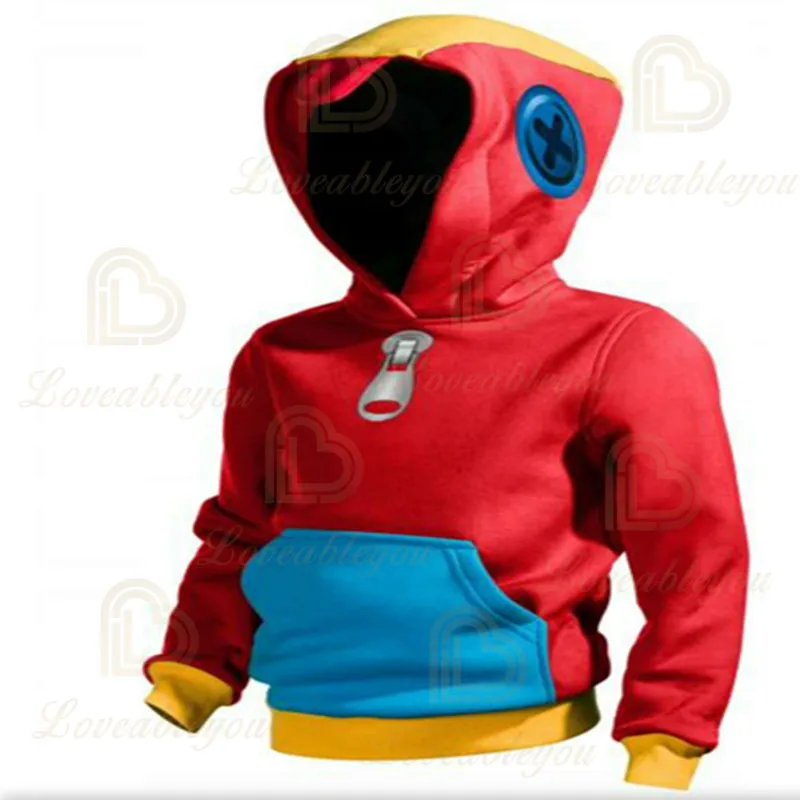 

Christmas Gifts Hoodie Leon Print Sweatshirt 2020 Splicing Children's Hoodie Boys and Girls Green / Red Child Hoodie