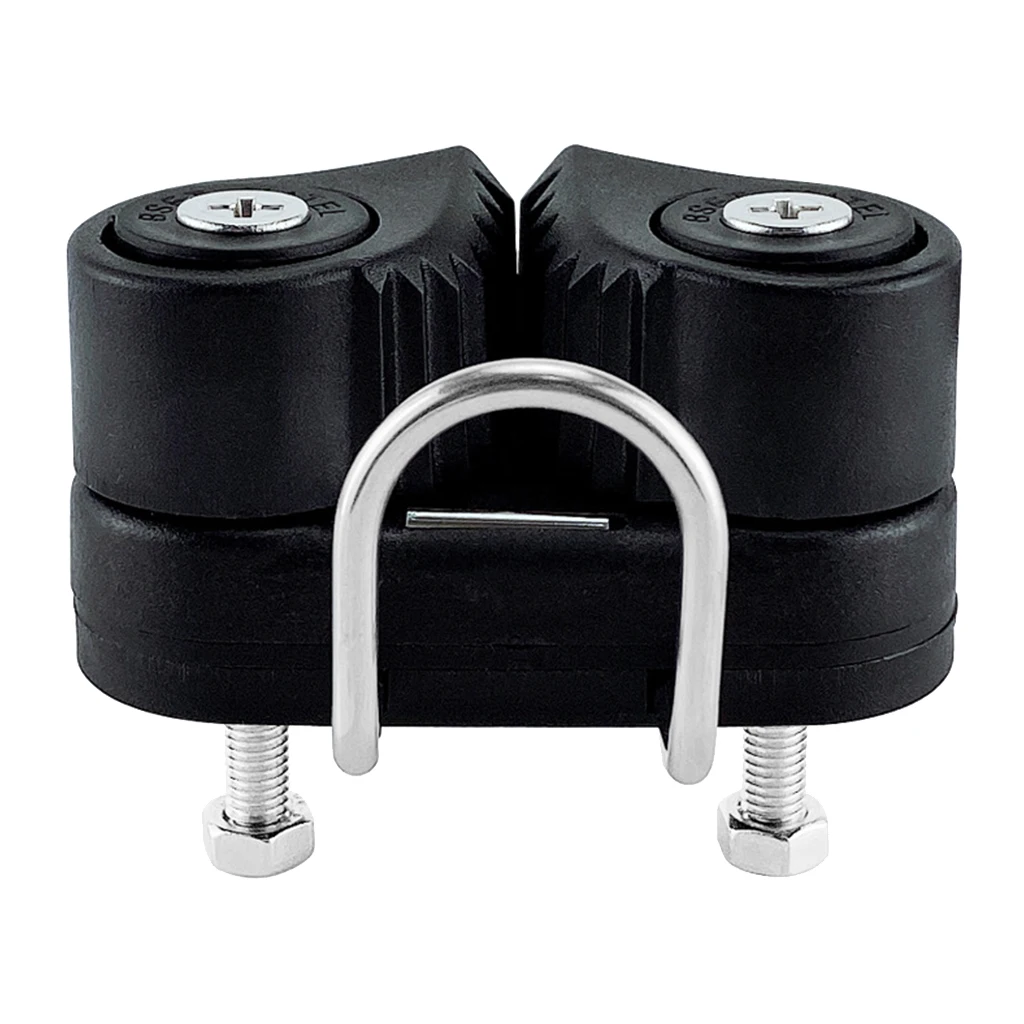 

Composite Sailboat 2 Row Ball Bearing Cam Cleat with Leading Ring Black