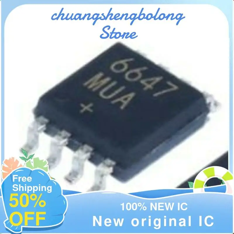 

10-200 шт. max6647пассивный MAX6647 6647пассивный + MSOP-8 новый оригинальный IC