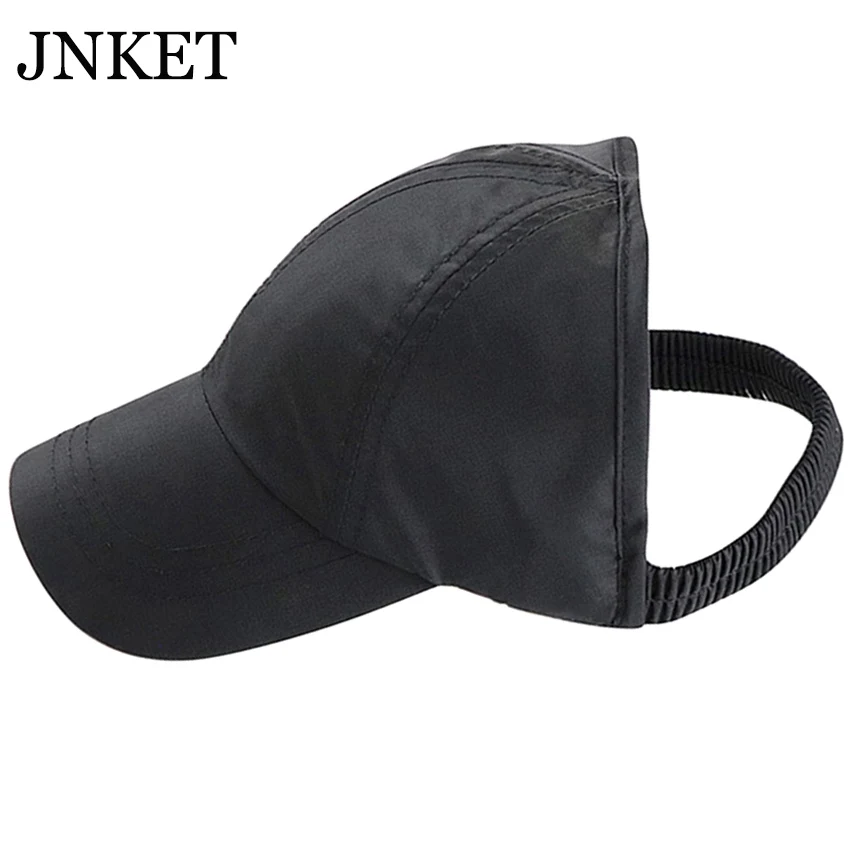 

JNKET New Fashion Ponytail Baseball Cap Women Solid Color Sunhat Snapbacks Hats Summer Hat Outdoor Sport Hat Casquette