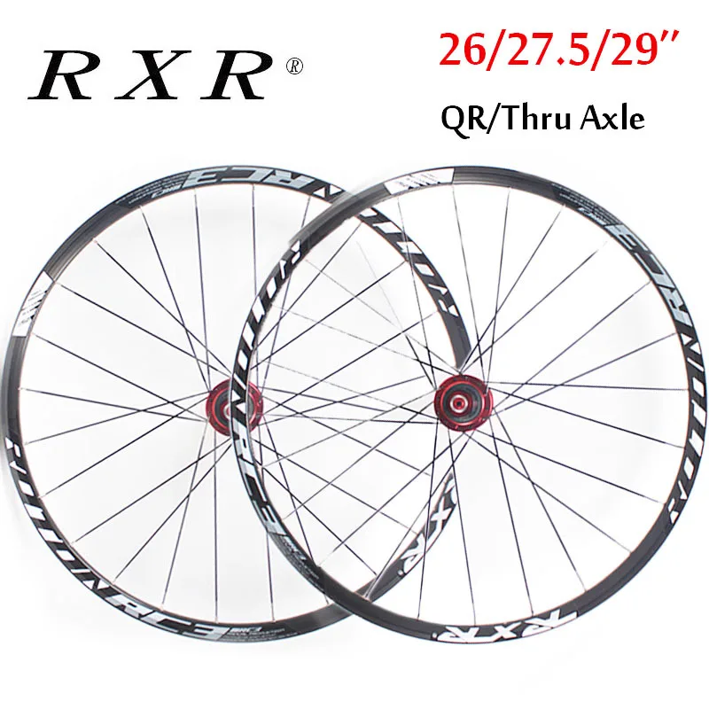

RXR MTB Wheelset велосипед RC3 углеродный Ступица колеса набор горный велосипед пересекающиеся страны Велоспорт 26/27.5/29 "дисковый тормоз колеса вело...