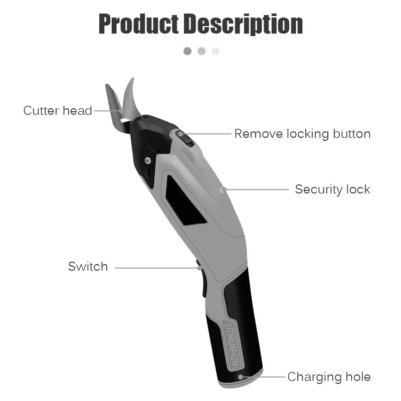 Электрические ножницы беспроводные/тканевые/кожаные/тканевые Швейные ручные