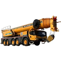 yagao 2021 new 150 scale model diecast construction machiner xcmg xca 230 truck crane model replica collection 2 cabs open gold
