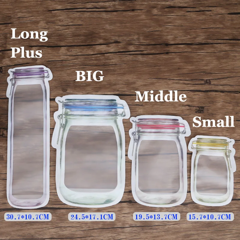 Многоразовые мешки для хранения кухонная банка еды орехов конфет печенья