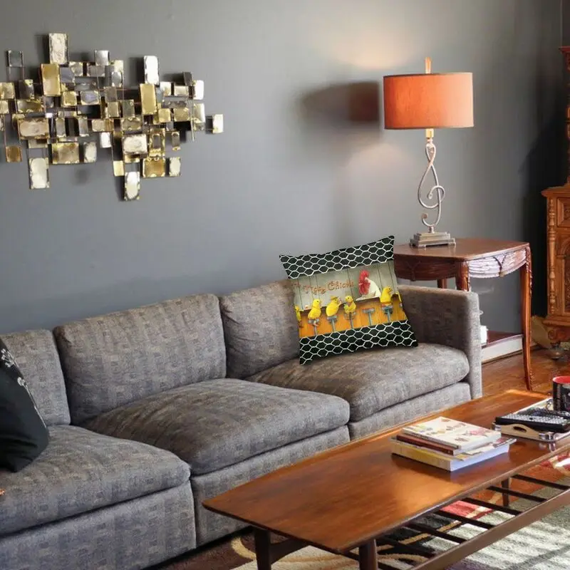 Модная наволочка для подушки tiцыплят и петуха домашняя декоративная 3D