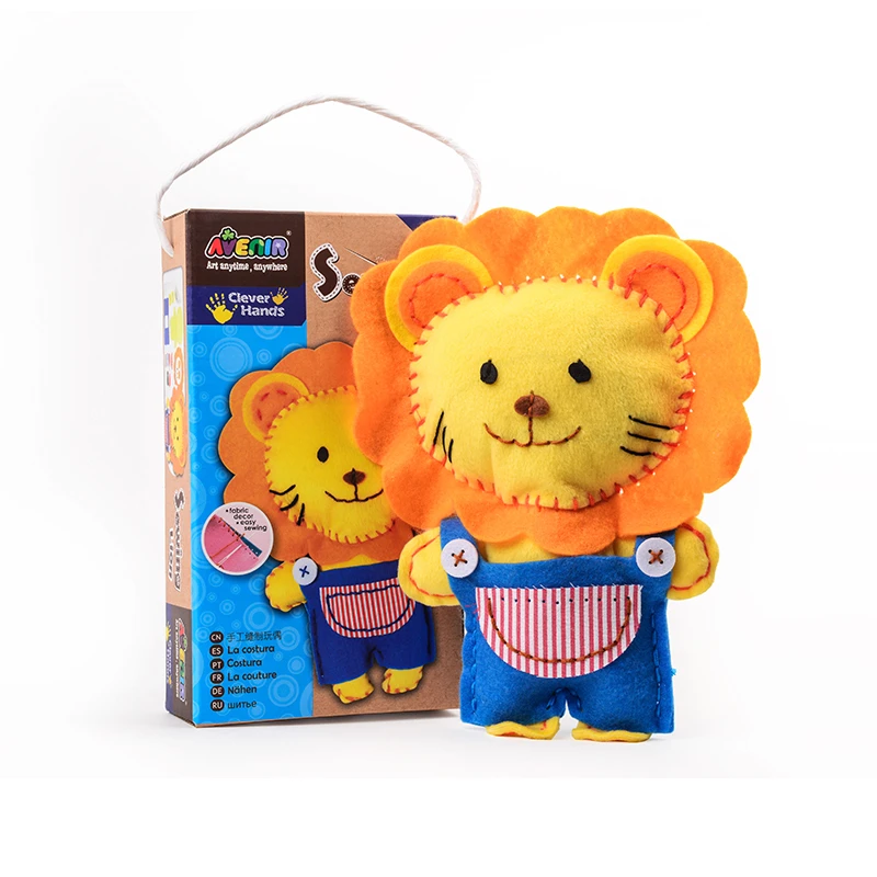 Набор для шитья Жираф девочек Обучающие швейные изделия материал дошкольного