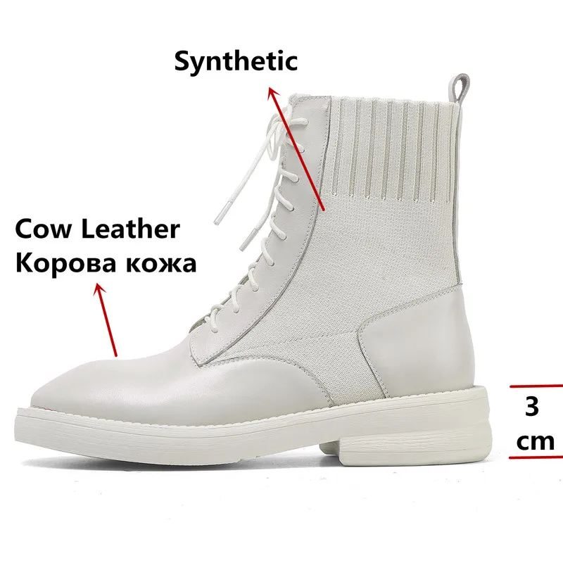 FEDONAS/2020 г. популярные женские ботильоны из натуральной кожи в стиле пэчворк