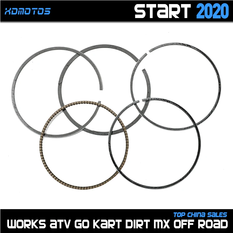 Комплект поршневых колец для цилиндра мотоцикла диаметр отверстия 60 мм