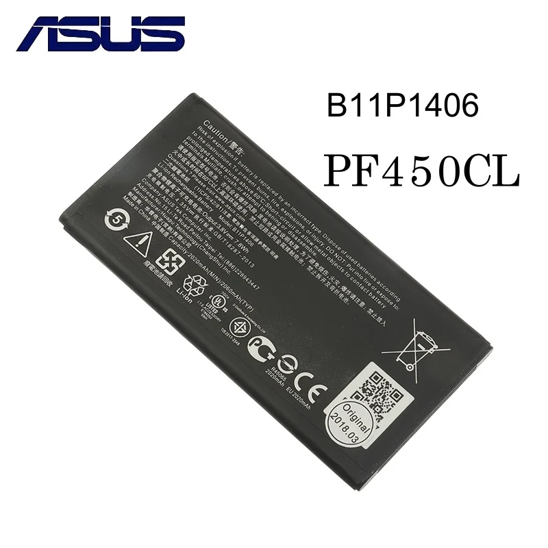 Оригинальный аккумулятор ASUS B11P1406 для телефона PF450CL PadFone X Mini 4 5 T00S T005 2060