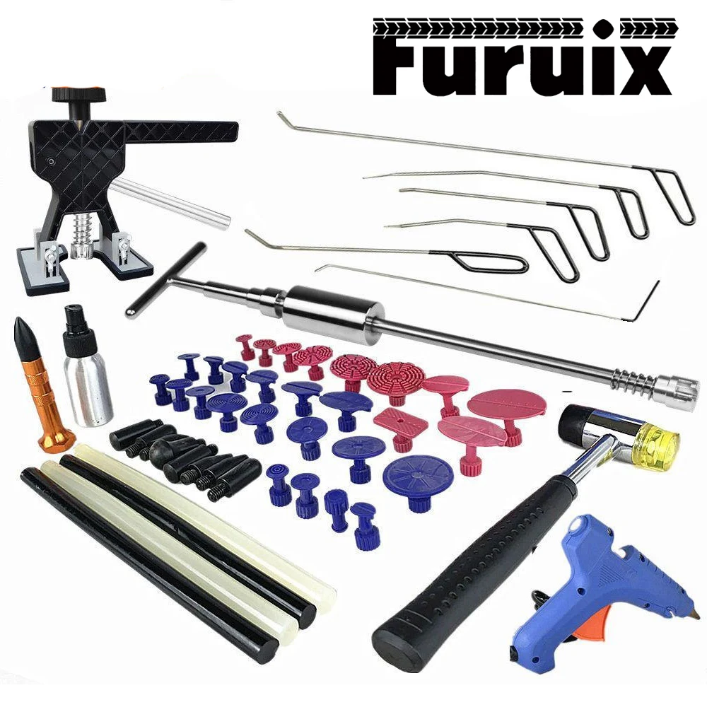 

Dent Remover Tools Paintless Dent Repair Kit Dent Lifter Puller for Car Ding Hail Dent Removal