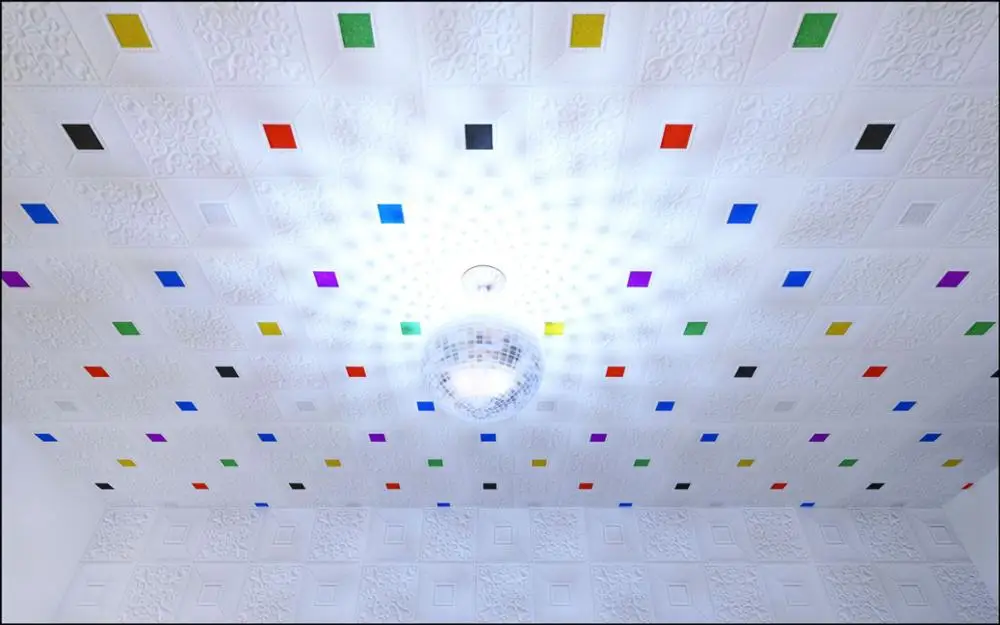 3D наклейки на стену настенные Стикеры для потолка украшение крышу пенные обои