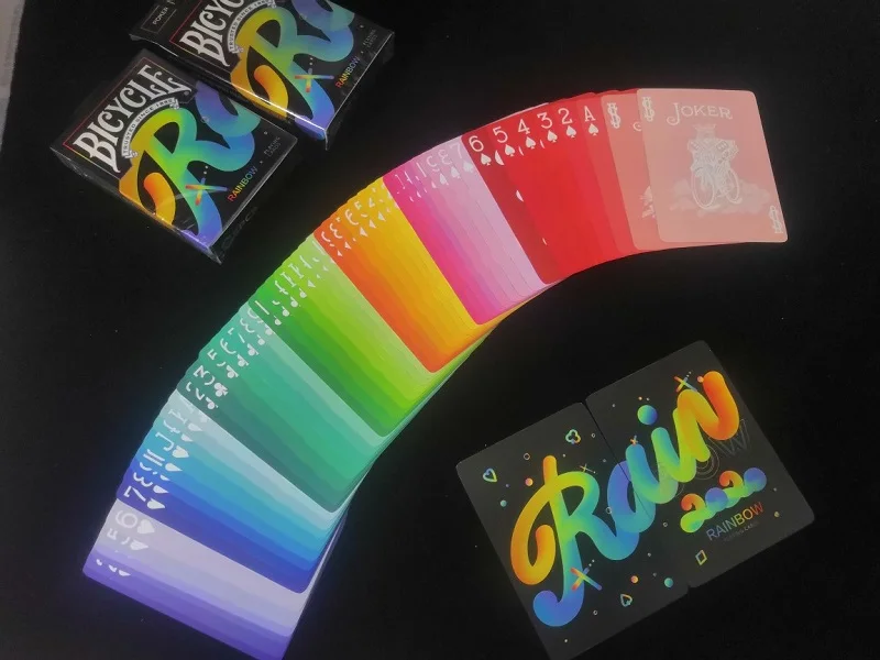 Игральные карты Bicycle Rainbow V2 от EPCS Великолепная красочная колода карт USPCC покер
