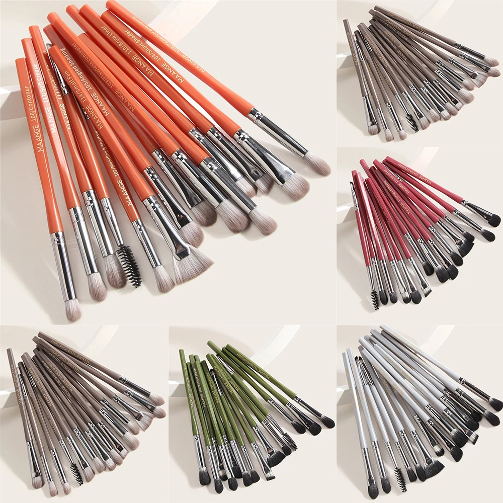 

14pcs Makeups Brushes Set Eyeshadow Eyeliner Eyelash Eyebrow Brush Beauty Make up Skin-friendly Blending Cosmestic BrushTools