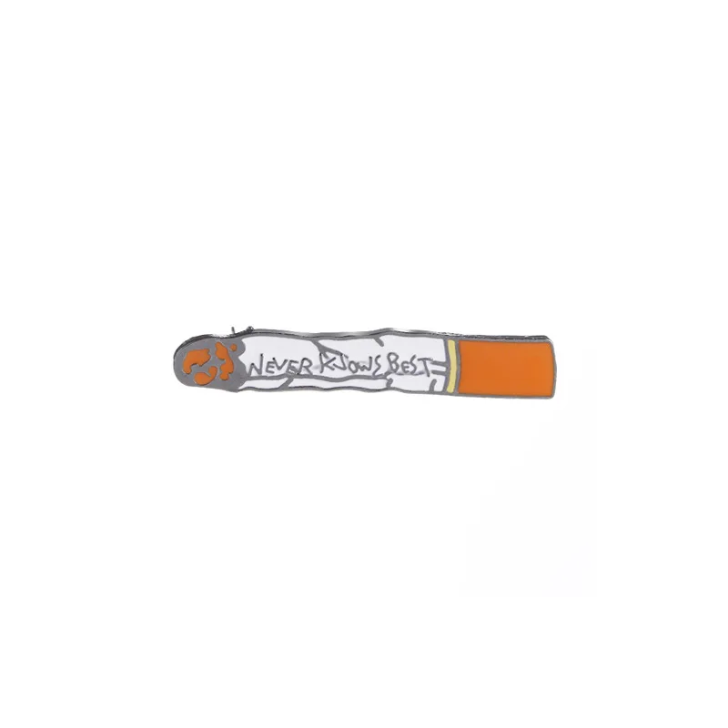 

Cartoon cigarette brooch lapel button badge cigarette pin denim jacket pin gift for boy gifts for women