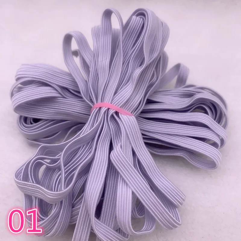 Эластичные ленты для шитья плоский шнур сделай сам 5 ярдов/комплект 7 мм | Дом и сад