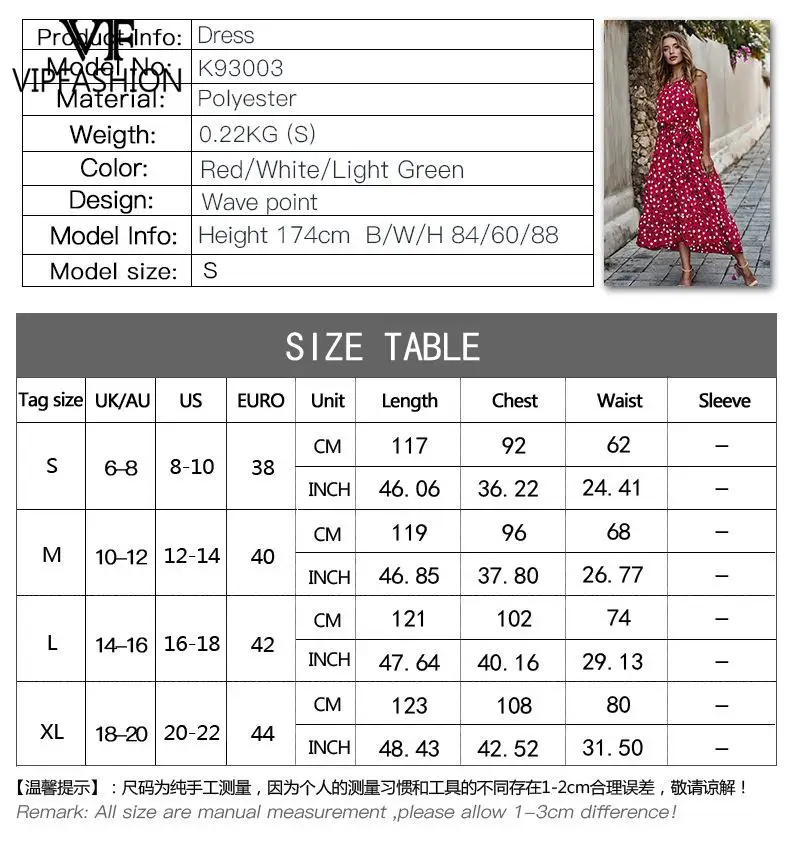 

VIP FASHION Elegant Dot Printed Women's Dress Casual O-neck Slim Female Streetwear Holiday Travel Beach Party Sexy Dresses 2021
