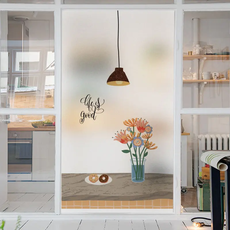 Балконная затеняющая оконная матовая наклейка на подоконник для спальни