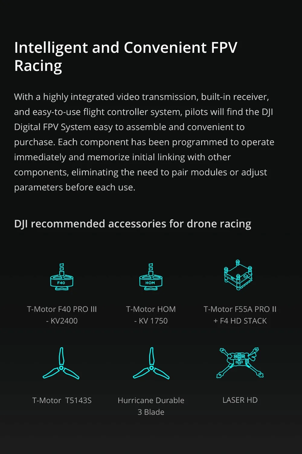 DJI FPV Experience Combo FPV Fly больше комбо более низкая задержка 4 км максимальный диапазон передачи HD 720p 120fps разрешение FPV система