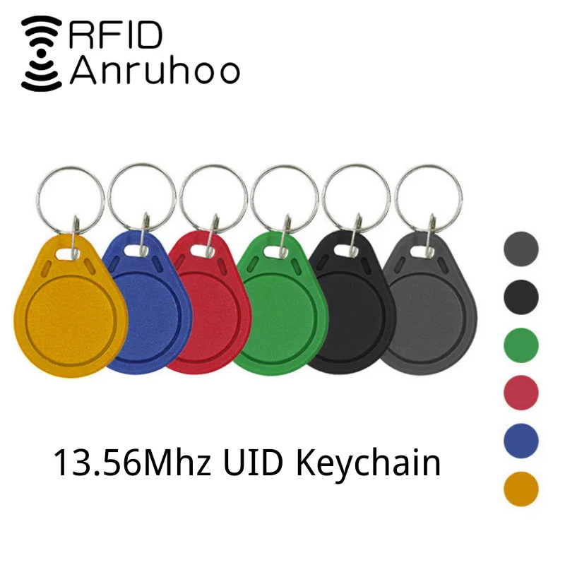 5/10PCS RFID Access Control Clone Badge NFC Smart Chip 0 Block Rewritable Copy Key Fob 13.56MHZ 1K S50 Duplicator Copy Tag