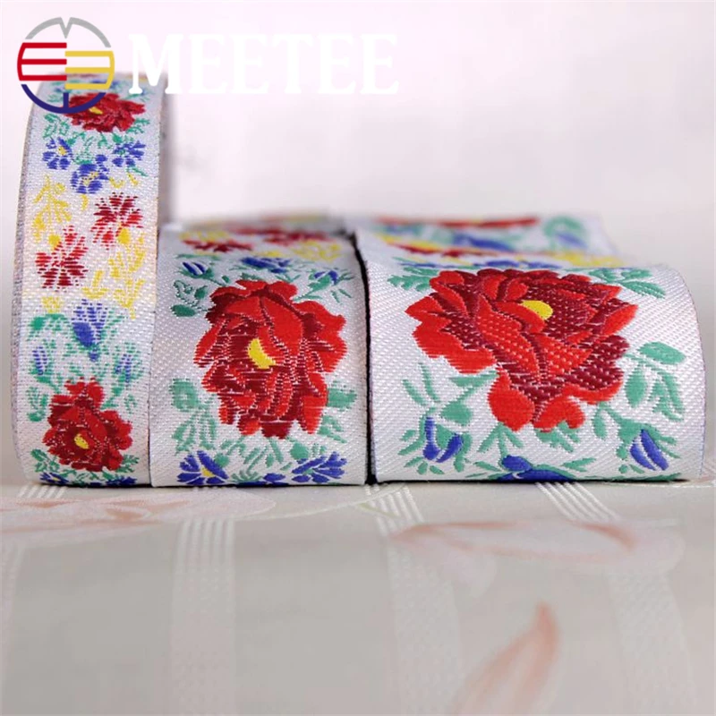 Оптовая продажа 10 ярдов и один объем античный народный стиль белый пион красная