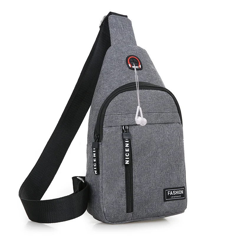 

Men Shoulder Bags Nylon Waist Packs Sling Bag Crossbody Outdoor Sport Shoulder Chest Daily Picnic Canvas Messenger Bag