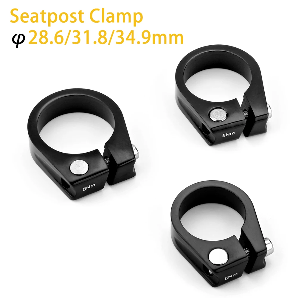 28.6/31.8/34.9mm Aluminum Tube Clamp MTB Bike Seatpost Clamp