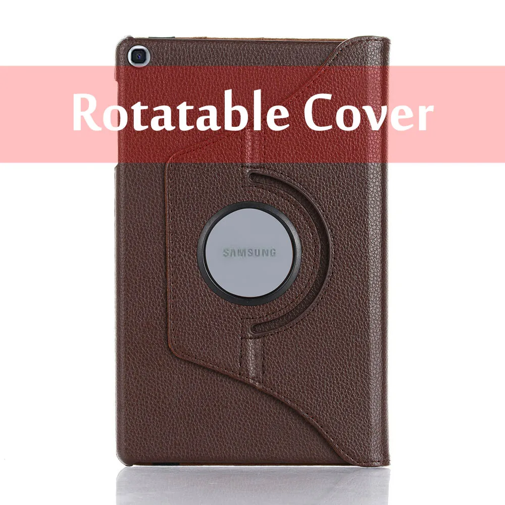 Rotatable Brown Вращающийся на 360 из искусственной кожи чехол для samsung Galaxy Tab A 8,0 T290 T295 T297 чехол Tab A 8,0 SM-T290 SM-T295 чехол - Цвет: Rotatable Brown