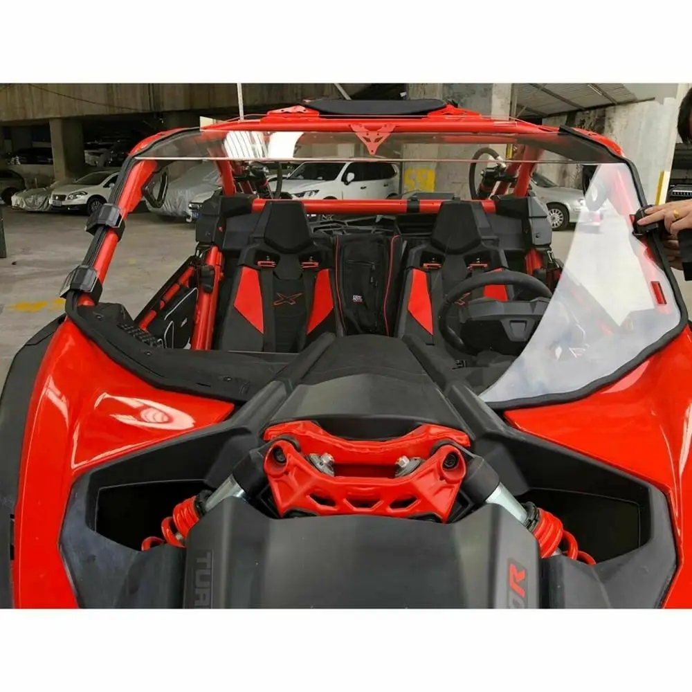 KEMIMOTO лобовое стекло устойчиво к царапинам PMMA полное лобовое стекло для Can-Am Maverick X3 900/Turbo/X RC/X RS/X DS/X MR/MAX 1/4