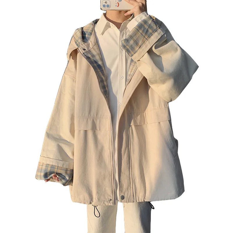 

2021 New Spring Jacket Loose Harajuku Casual Loose Jacket Hipster Man