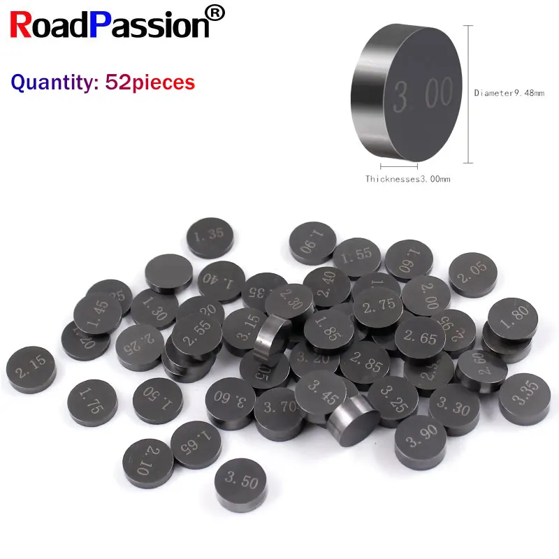 Регулируемый клапан двигателя мотоцикла 5/52 шт. диаметр 9 48 мм комплект для HONDA CRF450R