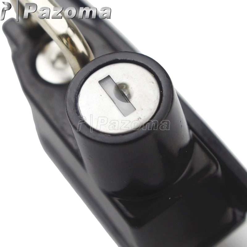 Левая сторона черный мотоциклетный шлем замок автомобильный Стайлинг крюк с 2