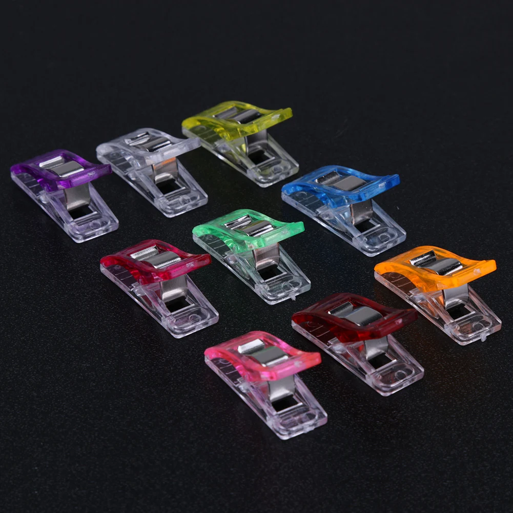 25 шт. Безопасность зажимы Ассорти Цвета привязки ткань Вязание топор зажим для