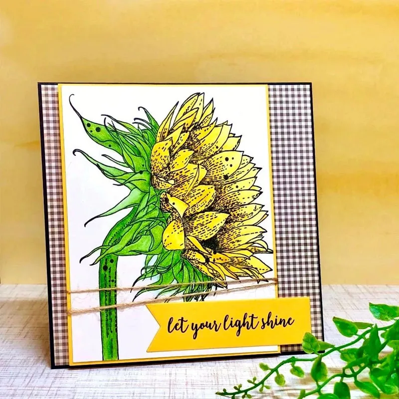 Beautiful Flowers&ampTrees Clear Stamps for Scrapbooking Card Making Sunflowers&ampTulip&ampWild Flowers%Trees | Дом и сад