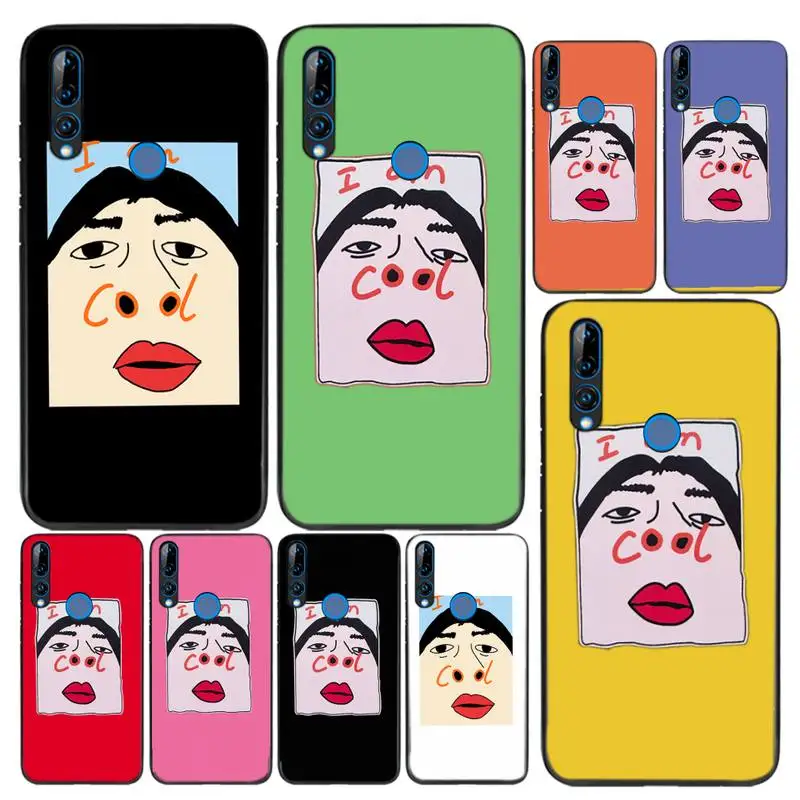 

Funny I Am Cool Pattern Phone Case For Huawei P20 30 40 Pro Mate 20 30 40 Pro Honor 9x 10 30lite Y62019