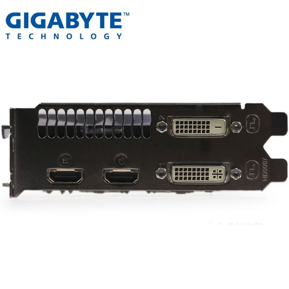 Б/у Видеокарта GIGABYTE GTX 750 2G двойной HDMI DVI короткий размер для ITX чехол компьютера