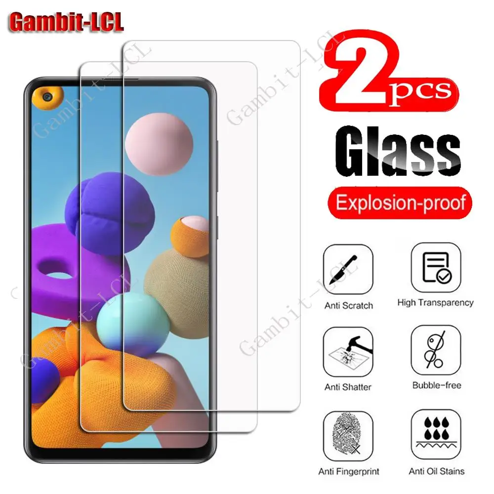 

Original 9H Protective Tempered Glass For Samsung Galaxy A21s A21 6.5" SM-A217F A217M Phone Screen Protector Cover Film