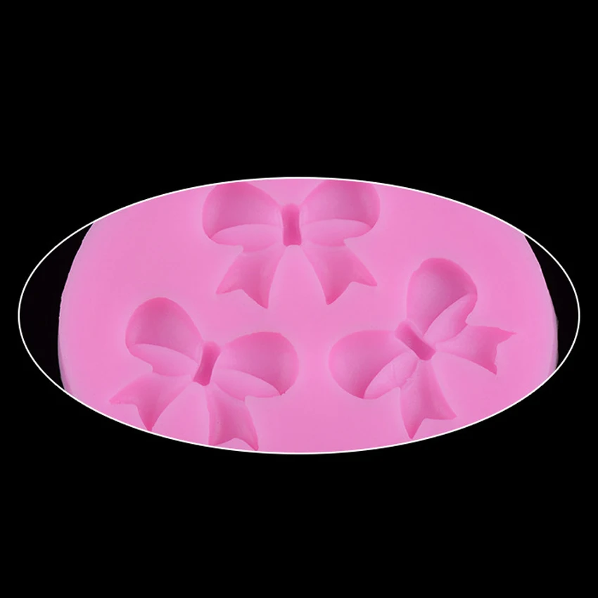 Новинка бант силиконовая плитка украшение для торта конфет|sugar craft|silicone fondantcandy mold