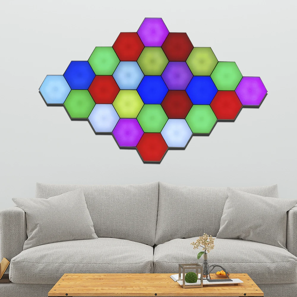 Nordic RGB светодиодный настенный светильник для гостиной спальни сенсорный