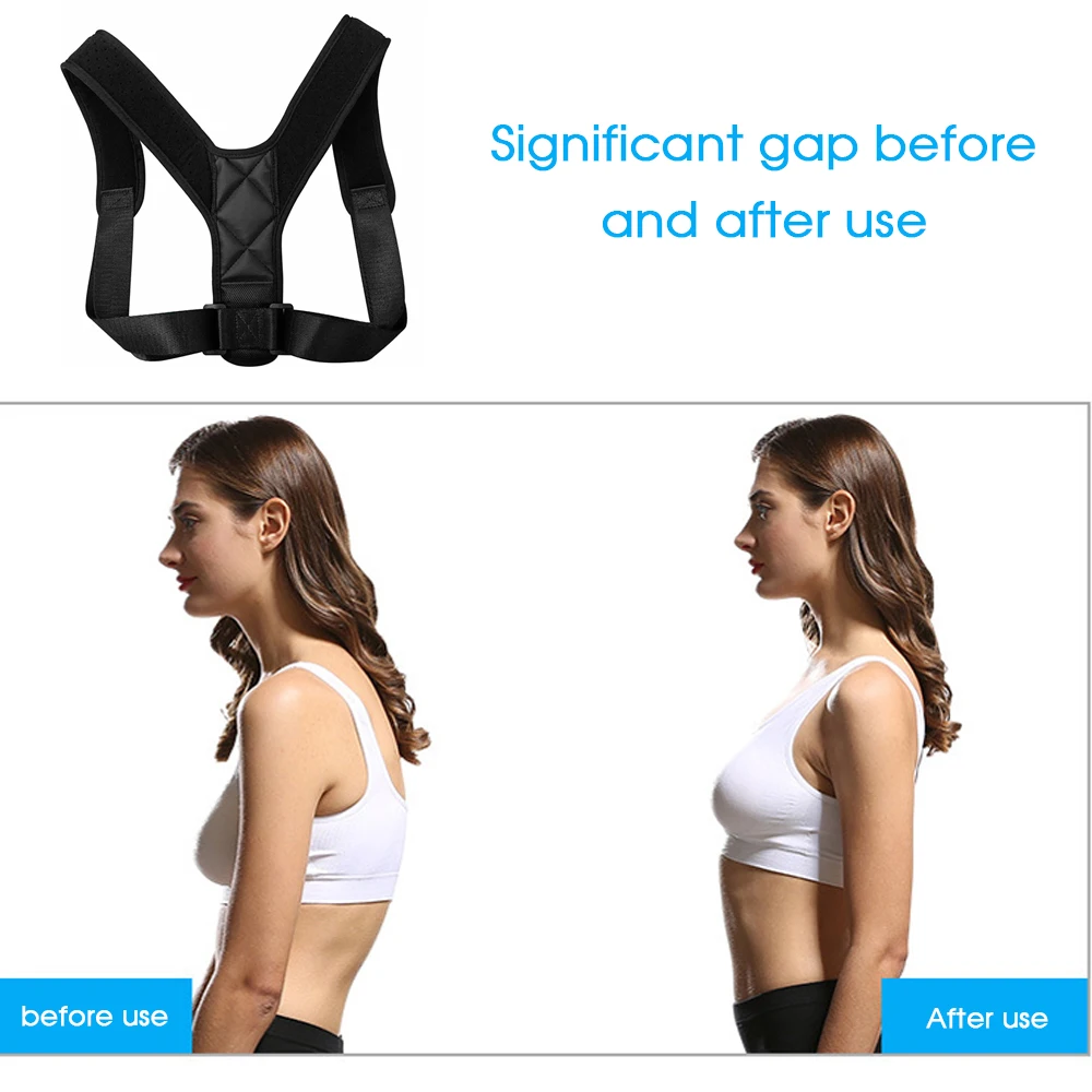 Invisible Posture Corrector Spine Back Shoulder Support Band Adjustable Brace Correction Humpback Relief Pain | Дом и сад