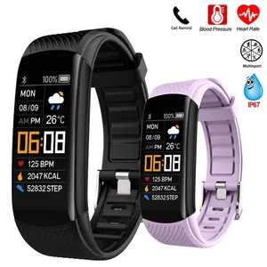 2021 c5s smart bracelet blood pressure monitor fitness tracker smart watch heart rate monitor smart band for ios android phone free global shipping