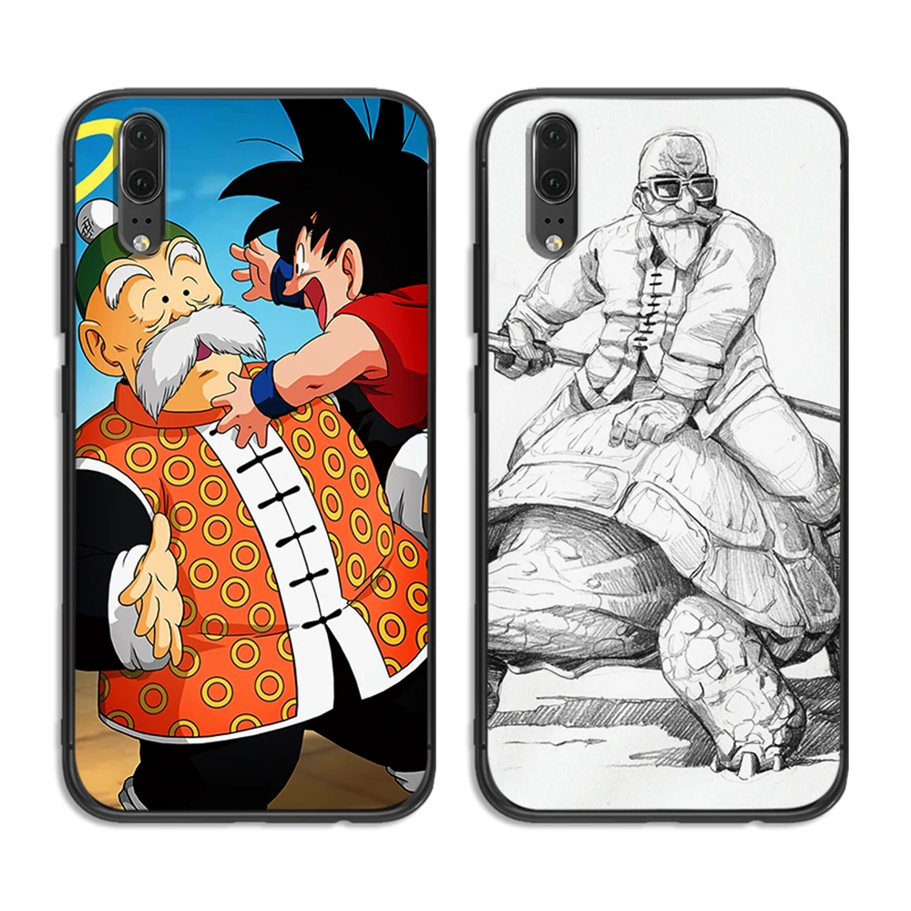 Мультфильм dragon ball дедушка для huawei P8 P9 P10 P20 P30 Lite Pro P Smart 2016 2019 TPU Мягкий силикон |