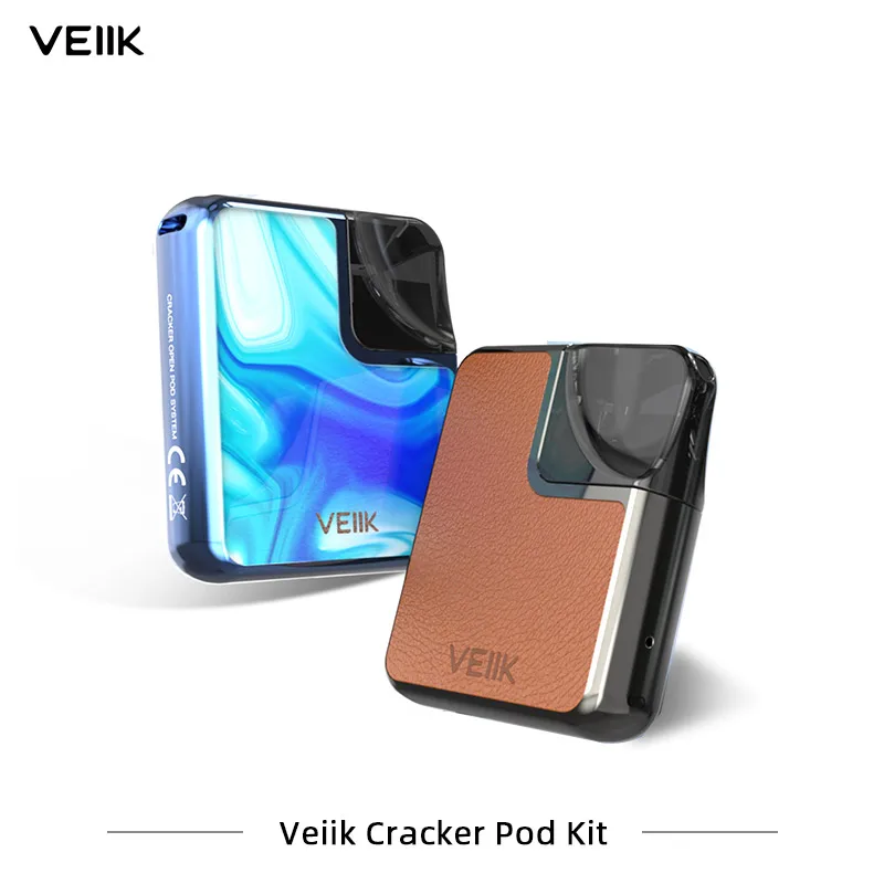 New Arrival Vape Pods Original Veiik Cracker Pod Starter Kit 500mAh Battery 1.2ohm Ceramic Coil 8-15W Output Range | Электроника