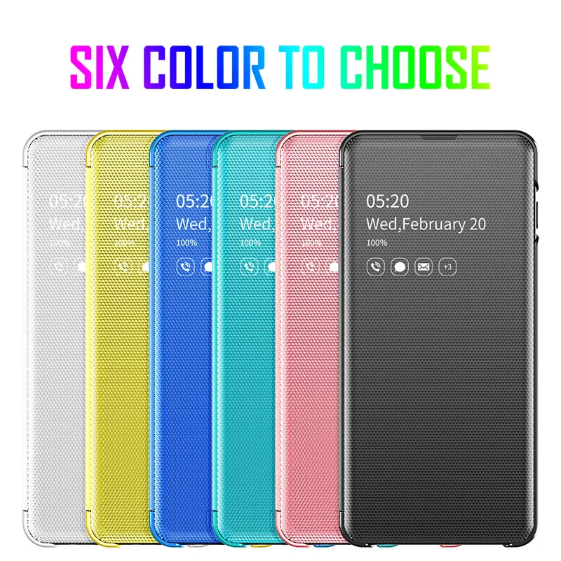 BoeYink умный зеркальный Чехол С Откидывающейся Крышкой для samsung Galaxy S10 S8 S9 плюс S10e S7 Edge Note 8 9 A50 A30 A70 A7 A750 чехол