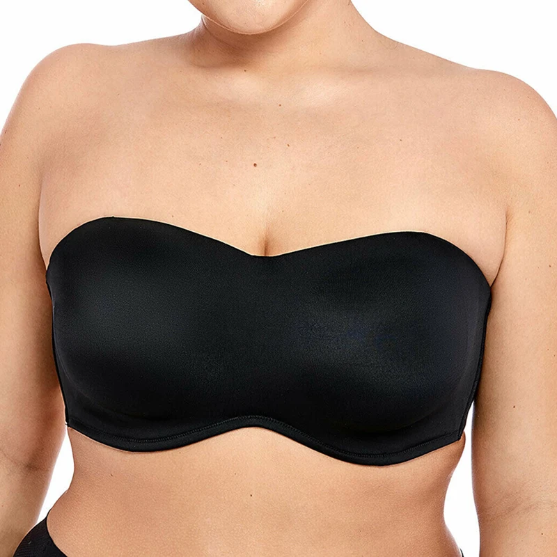 

Womens Smooth Seamless Underwire Non-Padded Invisible Unlined Strapless Minimizer Bra 32 34 36 38 40 42 C D DD E F G