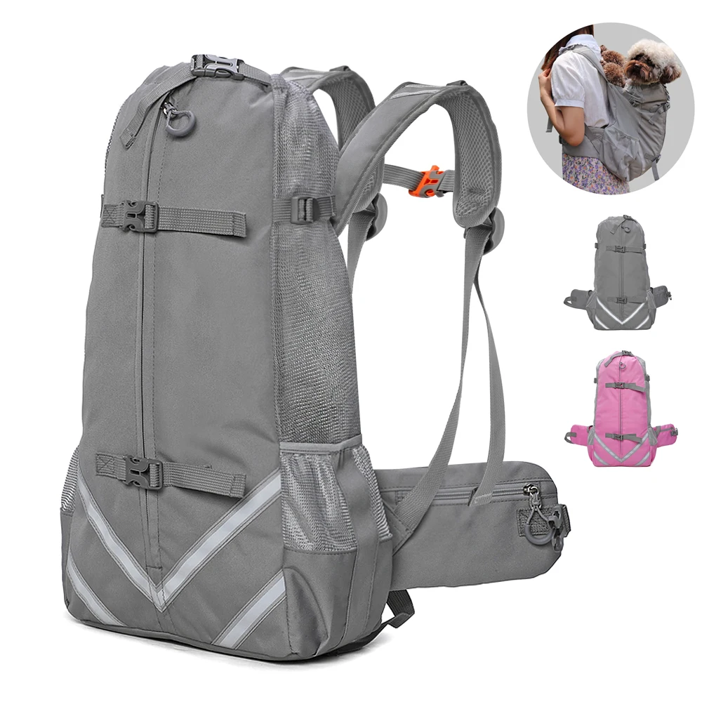 

Outdoor Pet Dog Backpack Breathable Shoulder Dog Cat Carrier Bag For Medium Large Dogs Bulldog Backpack Adjustable Travel Bags