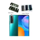 Новинка для Huawei Y7A  P Smart 2021 задняя камера объектив заднее стекло с рамкой наклейка клей фотоэлемент LX3