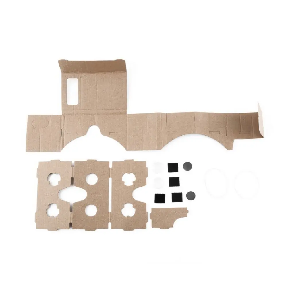 

Ulter Clear DIY Cardboard 3D Virtual Reality Glasses For Smartphone High quality DIY Magnet Google Cardboards Glasses